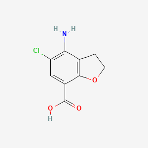 4-amino-5-chloro-2,3-dihydro-7-benzofurancarboxylic acid 丨 CAS 123654-26-2