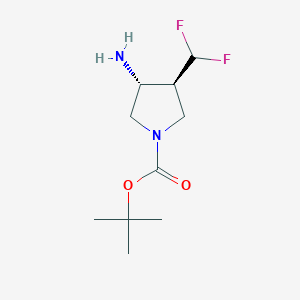 Tert-butil (3R,4S)-3-amino-4-(difluorometil)pirolidin-1-karboksilat丨CAS 1428776-51-5